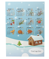 Changing Picture Card Calendar for Christmas